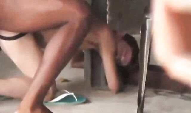 2 dark Instructos romped A Milky bondman