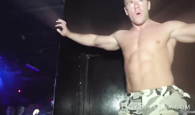 A fantastic Milky pumped up youngster Unclothing Dance