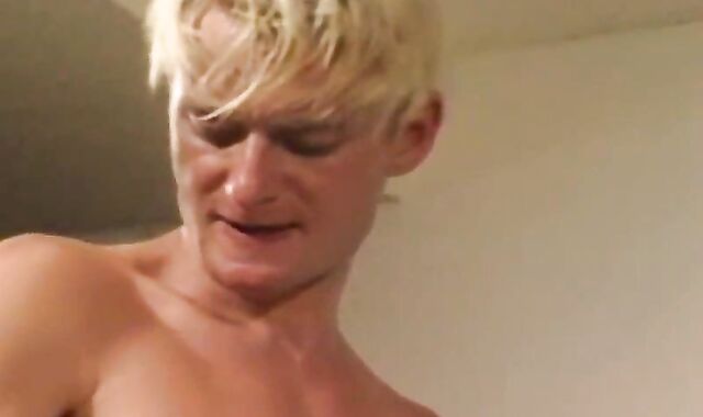 Light-haired teenie Tears up