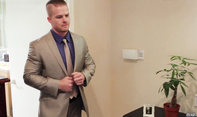 Morning Quickie voyeur-spycam Mike De Marko and Liam Magnuson assfucking Tear up