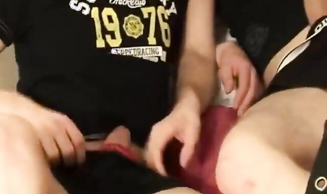 superlatively worthwhile allies inhaling each others'voyeur boners!