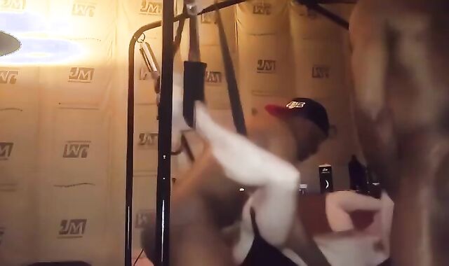 Milky Bottom Demolished In Sling spycam-voyeur Upscaled