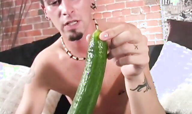 pulverizing my bunghole with fruits and veggies