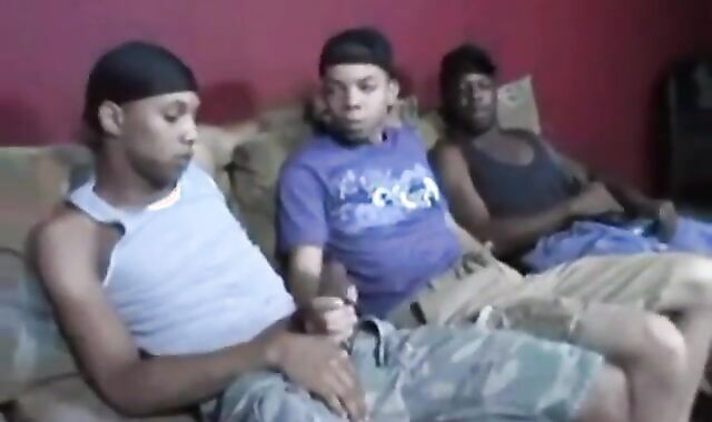 ebon cock-squeezing lads