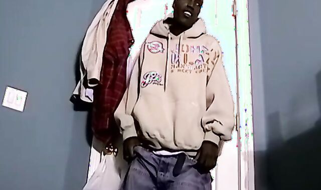 elegant dark-hued man J beat Masturbates Out A ginormous Milky Fountain