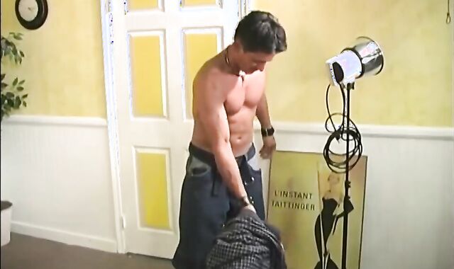 2 darksome fellows Sharing The wazoo Of A Milky twink