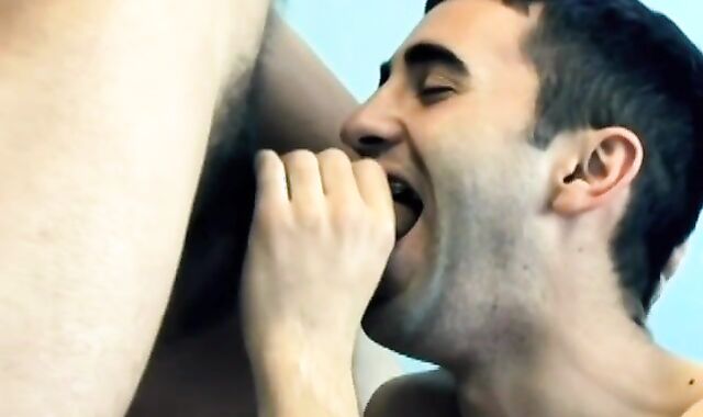 fleshy masculines wet tear up whilst swallowing