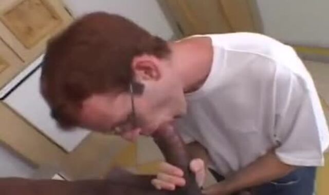 Milky twink luvs Daddys big dark weenie