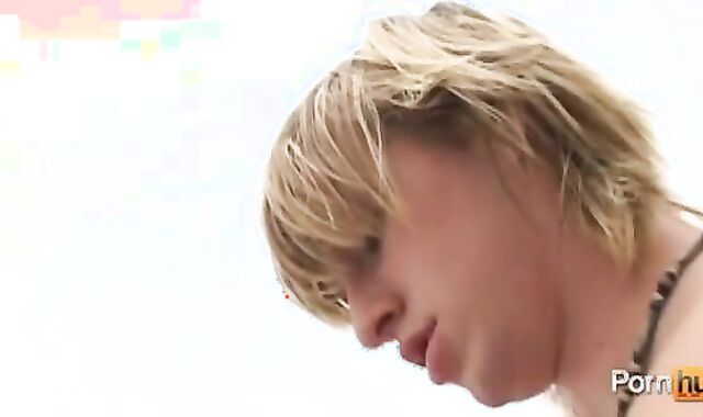 aroused light-haired guy pulverizing dark-skinned hair boy