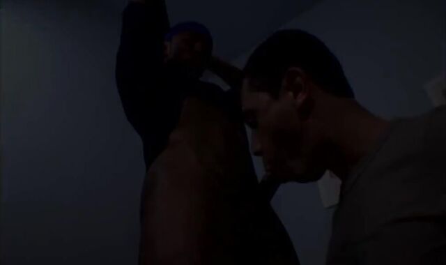 Whiteboi Does Filthy Fellate On A darksome cumbot