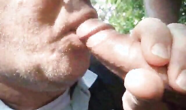 Outdoor Gay Fun with Amateur Couple