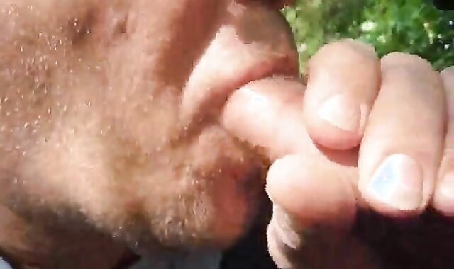 Outdoor Gay Fun with Amateur Couple