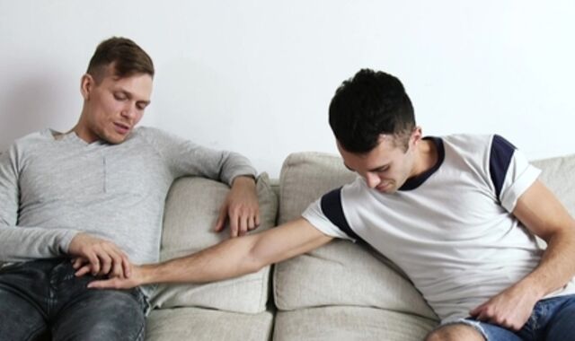 Brutha Punch:voyeur Breeding His Junior Bro's Butt