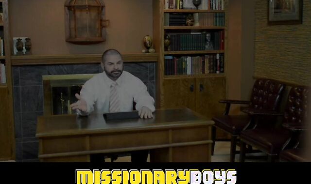 Missionary Men:spycam Bishop Smashes Hardt's Cock-squeezing Bum