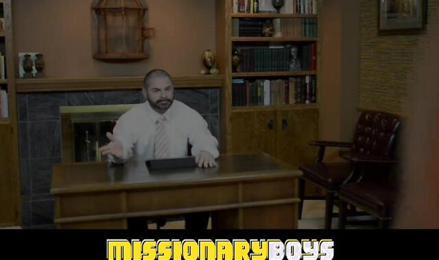 Missionary Men:spycam Bishop Smashes Hardt's Cock-squeezing Bum