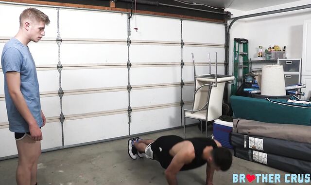 Step-brother Punch:voyeur Grease and O-faces:voyeur Stepbros Edition