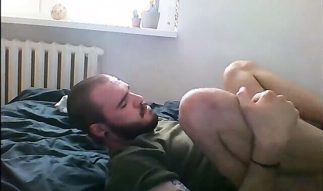 Me Getting magnificent With Military Sneakers And Milky Socks,spycam Dressed in My Perspiring Army T T-shirt That Smells Highly Sexually attractive