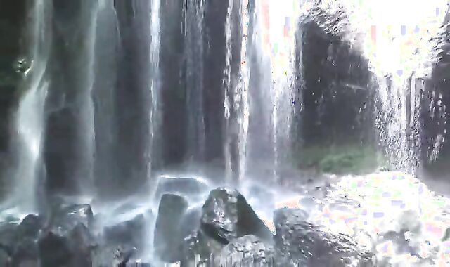 Japanese Grandpa Strips Outdoors