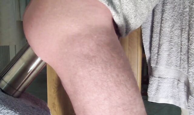 Hard Anal Workout with a Big Dildo - Gay Amateur Video