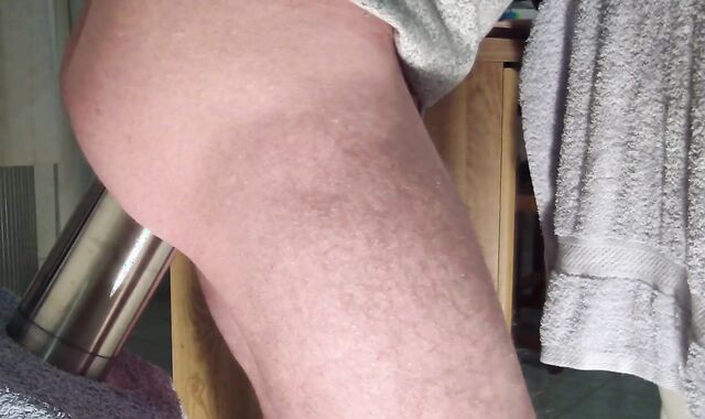 Hard Anal Workout with a Big Dildo - Gay Amateur Video