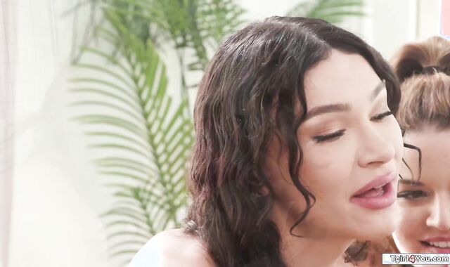 The loser has to suck my big tgirl dick