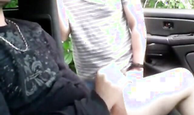 Interracial Outdoor Suck Off at the Rest Stop 2