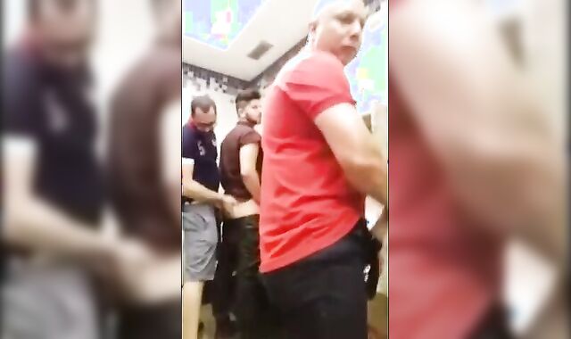 Breeding a Slut: Bareback in a Public Bathroom Orgy 2