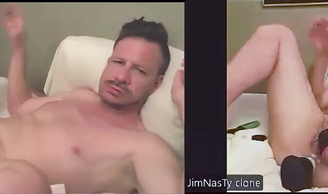 Slamming Faggot JimNasTy ™ Exposed with Pig Hole Toys