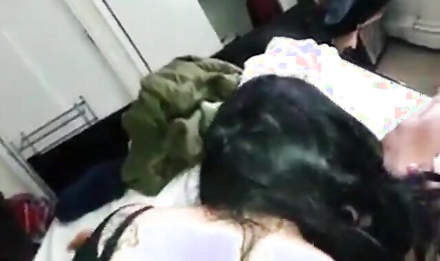 Crossdresser Sucks Interracial Twink Cock