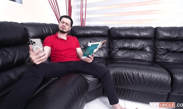 Family Knob:spycam Dark-hued Cuban Guy Takes His Youthful Cousin