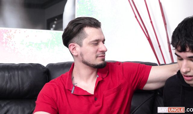 Family Knob:spycam Dark-hued Cuban Guy Takes His Youthful Cousin