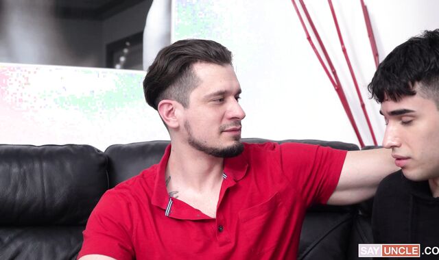 Family Knob:spycam Dark-hued Cuban Guy Takes His Youthful Cousin