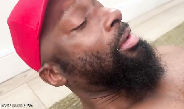 2 BIG BLACK COCK Ruins Milky harlots fuck hole
