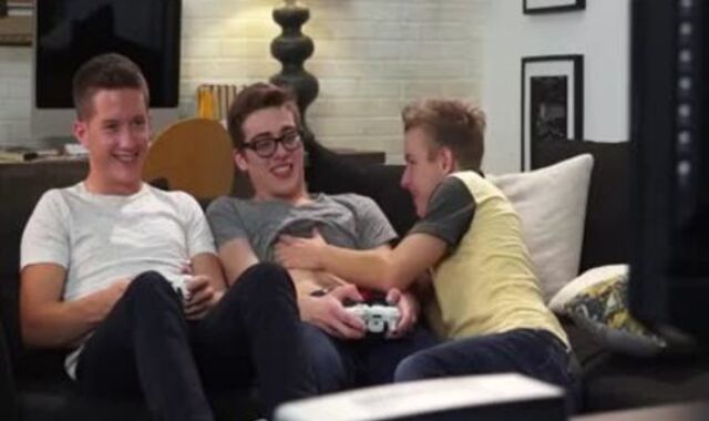 Blake Mitchell And Tyler Hill Frolicking tweak episode Games whilst screws Noah Milky