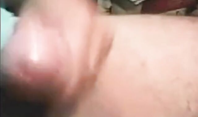 Fat Uncut Latino Daddy Shoots Thick Load