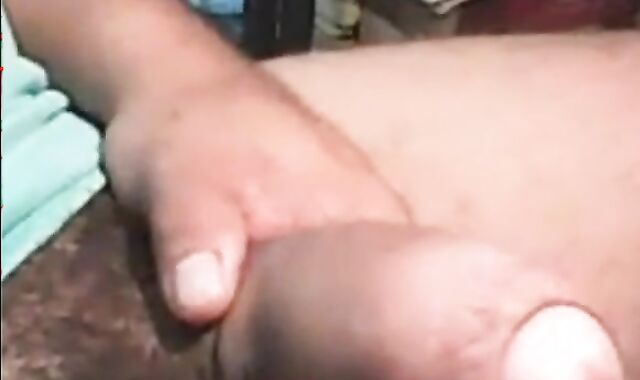 Fat Uncut Latino Daddy Shoots Thick Load