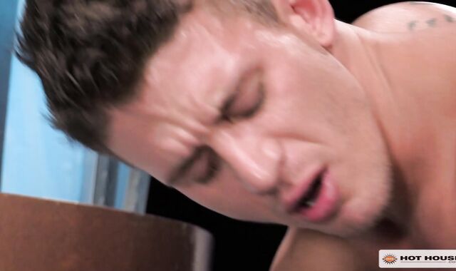 HotHouse spycam-spycam Hawt cowboy railing giant testicles