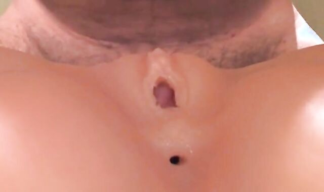 Sextoy Fun: Cumming with My Fake Pussy from Behind
