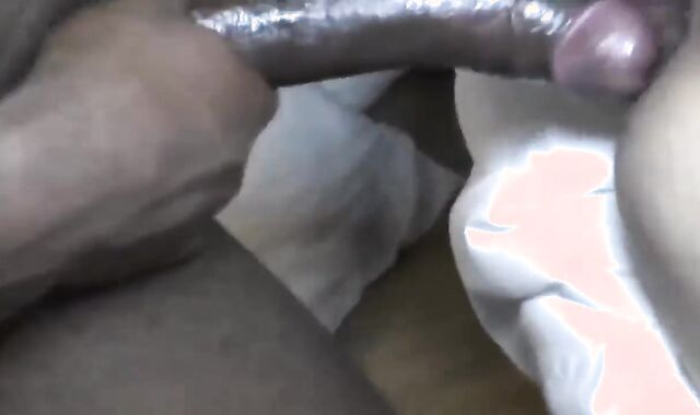 Milky twunk gets Tag Teamed By darksome boners