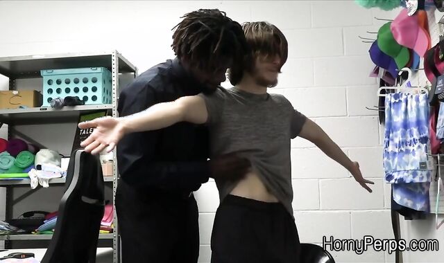 Throating and riding mall cops big black dick