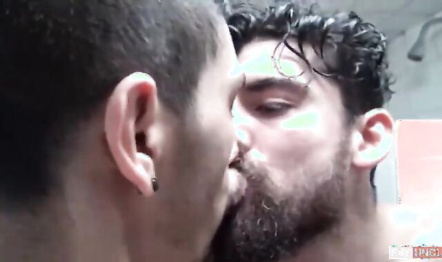 3way At Showers In Argentina.voyeur appetizing homo Hump