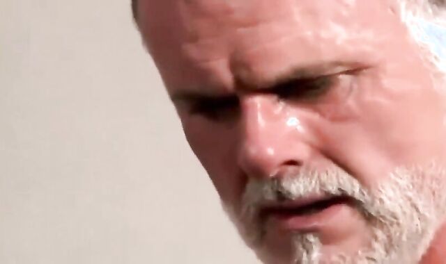 2 Daddies penetrated Each Other And Jizzing