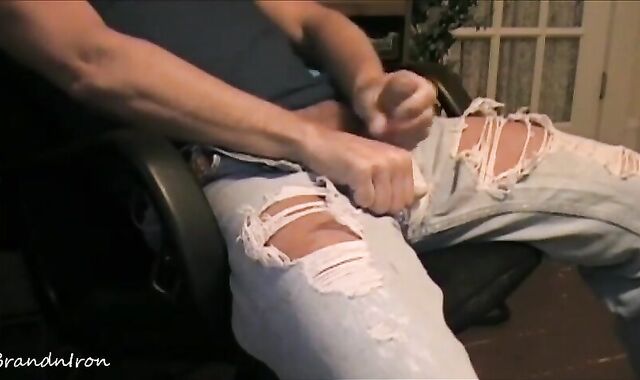 First-timer being pulverized by dark-hued manmeat father