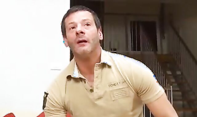 lovely-looking dad Jerks Off