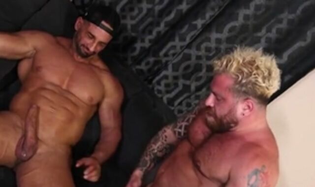 Beefy Daddies Being The superlatively fine dril Homies Of Each Other!voyeur!