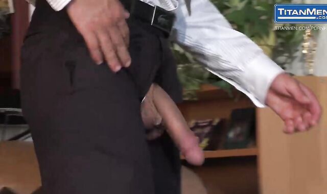 Taxman Cumeth:spycam Eric Nero Audits Tex Davidsons largest hard-on!