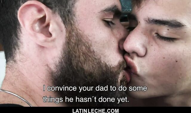 unshaved Spanish parent Gives 2 Youthful Bears A inhale Job Vibration