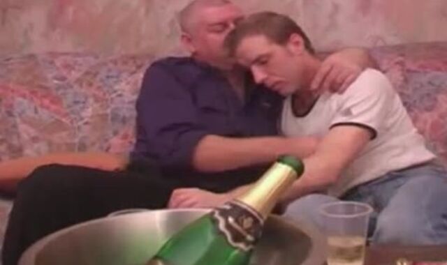 Ukranian Parent Guzzles And Breeds On Couch