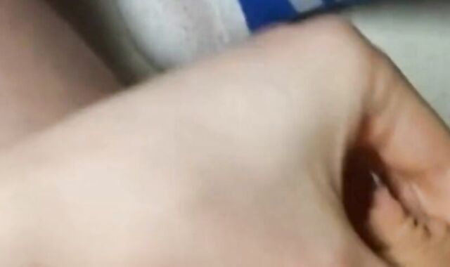 Twink Plays With His Small Uncut Cock on Webcam 2