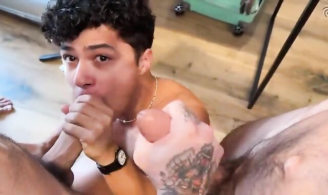 trio Mexican masculines ram-ing 1 Single fuckhole voyeur[ONLYFANS]